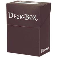 Solid Color Deck Box - Brown - Ultra Pro Deck Boxes - Deck Boxes card