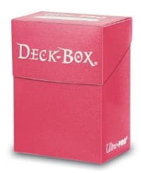 Solid Color Deck Box - Fuchsia - Ultra Pro Deck Boxes - Deck Boxes card