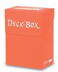 Solid Color Deck Box - Peach - Ultra Pro Deck Boxes - Deck Boxes card