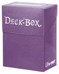 Solid Color Deck Box - Purple - Ultra Pro Deck Boxes - Deck Boxes card
