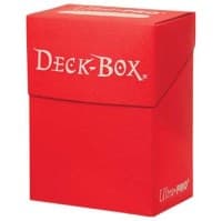 Solid Color Deck Box - Red - Ultra Pro Deck Boxes - Deck Boxes card