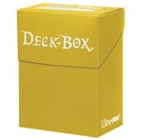 Solid Color Deck Box - Yellow - Ultra Pro Deck Boxes - Deck Boxes card