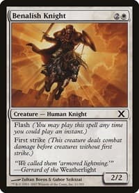 Benalish Knight - 10th Edition - Magic: The Gathering card