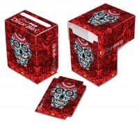 Dia De Los Muertos Blue Skull Deck Box - Ultra Pro Deck Boxes - Deck Boxes card