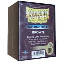 Dragon Shield Gaming Box - Brown (Holds 75+) - Dragon Shield Deck Boxes - Deck Boxes card