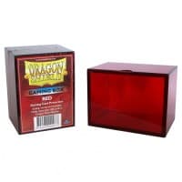 Dragon Shield Gaming Box - Red (Holds 75+) - Dragon Shield Deck Boxes - Deck Boxes card