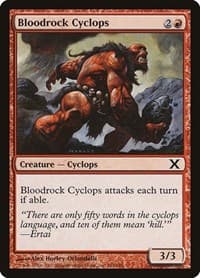 Bloodrock Cyclops - 10th Edition - Magic: The Gathering card