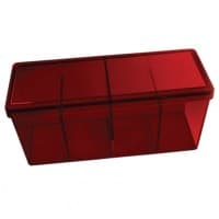 Dragon Shield Storage Box with 4 compartments - Red (Holds 200+) - Dragon Shield Deck Boxes - Deck Boxes card