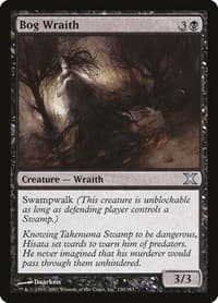 Bog Wraith - 10th Edition - Magic: The Gathering card