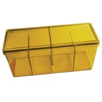 Dragon Shield Storage Box with 4 compartments - Yellow (Holds 200+) - Dragon Shield Deck Boxes - Deck Boxes card