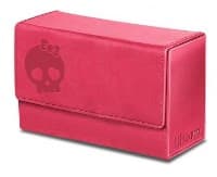 Cutey Skull Dual Flip Box - Pink - Ultra Pro Deck Boxes - Deck Boxes card