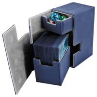 Flip 'n' Tray Deck Case XenoSkin - Blue (Holds 80+) - Ultimate Guard Deck Boxes - Deck Boxes card