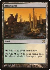 Brushland - 10th Edition - Magic: The Gathering card