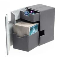Flip 'n' Tray Deck Case XenoSkin - Grey (Holds 100+) - Ultimate Guard Deck Boxes - Deck Boxes card