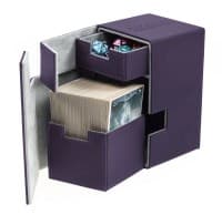 Flip 'n' Tray Deck Case XenoSkin - Purple (Holds 100+) - Ultimate Guard Deck Boxes - Deck Boxes card
