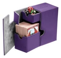 Flip 'n' Tray Deck Case XenoSkin - Purple (Holds 80+) - Ultimate Guard Deck Boxes - Deck Boxes card