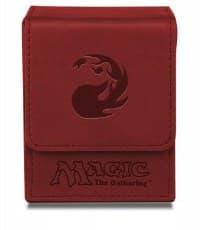 Flip Box - Red Mana for Magic with Matte Finish - Ultra Pro Deck Boxes - Deck Boxes card