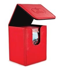 Flip Deck Case - Red (Holds 100+) - Ultimate Guard Deck Boxes - Deck Boxes card