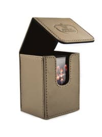 Flip Deck Case - Sand (Holds 80+) - Ultimate Guard Deck Boxes - Deck Boxes card