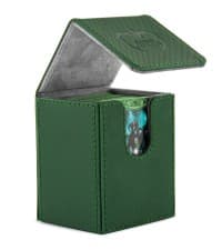 Flip Deck Case - XenoSkin Green (Holds 100+) - Ultimate Guard Deck Boxes - Deck Boxes card