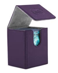 Flip Deck Case - XenoSkin Purple (Holds 100+) - Ultimate Guard Deck Boxes - Deck Boxes card