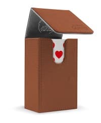 French Tarot Flip Case - Brown - Ultimate Guard Deck Boxes - Deck Boxes card