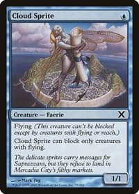 Cloud Sprite - 10th Edition - Magic: The Gathering card