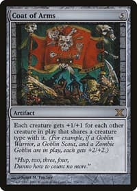 Coat of Arms - 10th Edition - Magic: The Gathering card