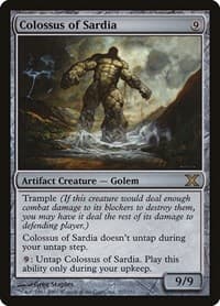 Colossus of Sardia - 10th Edition - Magic: The Gathering card