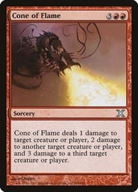 Cone of Flame - 10th Edition - Magic: The Gathering card