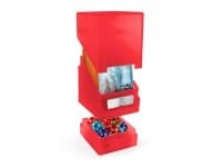 Monolith Deck Case Jewel Edition - Ruby (Holds 100+) - Ultimate Guard Deck Boxes - Deck Boxes card