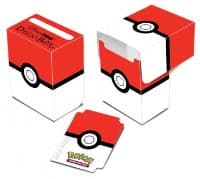 Pokemon Poke Ball Red and White Full-View Deck Box - Ultra Pro Deck Boxes - Deck Boxes card