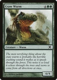 Craw Wurm - 10th Edition - Magic: The Gathering card