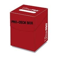PRO 100+ Red Deck Box - Ultra Pro Deck Boxes - Deck Boxes card