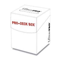 PRO 100+ White Deck Box - Ultra Pro Deck Boxes - Deck Boxes card