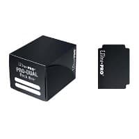 PRO Dual Black Deck Box (Small) - Ultra Pro Deck Boxes - Deck Boxes card