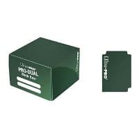 PRO Dual Green Deck Box (Standard) - Ultra Pro Deck Boxes - Deck Boxes card