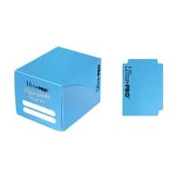 PRO Dual Light Blue Deck Box (Small) - Ultra Pro Deck Boxes - Deck Boxes card
