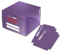 PRO Dual Purple Deck Box (Standard) - Ultra Pro Deck Boxes - Deck Boxes card