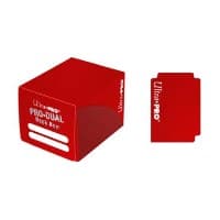 PRO Dual Red Deck Box (Small) - Ultra Pro Deck Boxes - Deck Boxes card