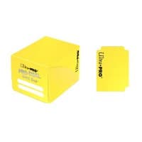 PRO Dual Yellow Deck Box (Small) - Ultra Pro Deck Boxes - Deck Boxes card