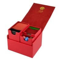 Proline Deckbox Large - Red - Dex Protection Deck Boxes - Deck Boxes card