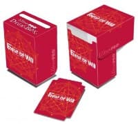 Red Card Back Deck Box for Force of Will - Ultra Pro Deck Boxes - Deck Boxes card