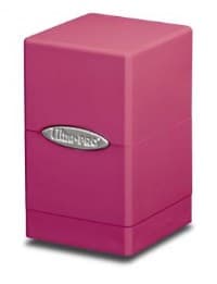 Satin Tower - Bright Pink - Ultra Pro Deck Boxes - Deck Boxes card