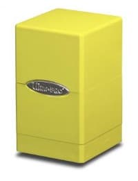 Satin Tower - Bright Yellow - Ultra Pro Deck Boxes - Deck Boxes card