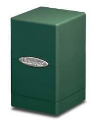 Satin Tower - Green - Ultra Pro Deck Boxes - Deck Boxes card