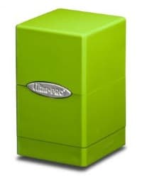 Satin Tower - Lime Green - Ultra Pro Deck Boxes - Deck Boxes card