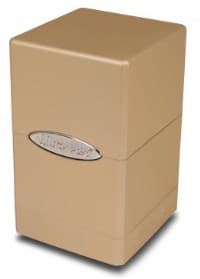 Satin Tower - Metallic Caramel - Ultra Pro Deck Boxes - Deck Boxes card
