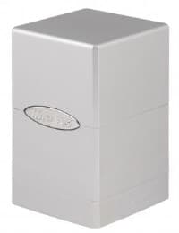 Satin Tower - Metallic Silver - Ultra Pro Deck Boxes - Deck Boxes card