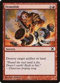 Demolish - 10th Edition - Magic: The Gathering card